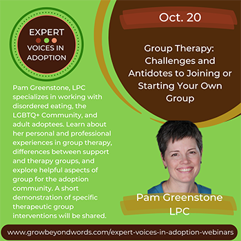Group Therapy Pam Greenstone LPC