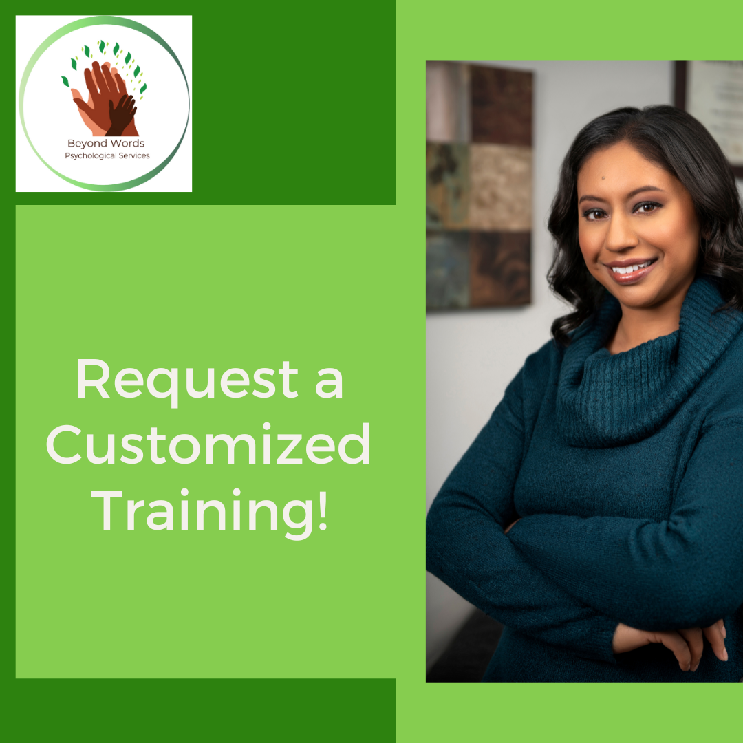 I'll collaborate with you to create a customized training for your staff!